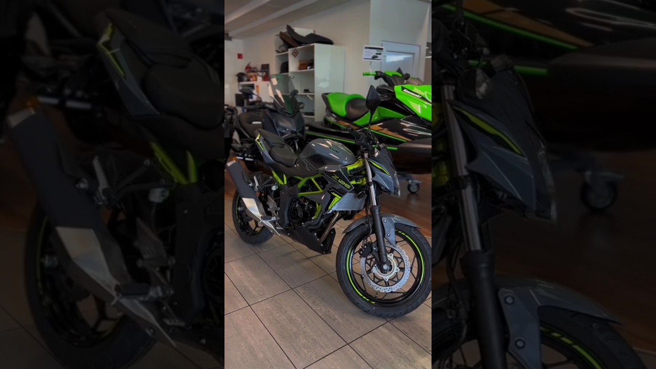 brand new Kawasaki z125 2024 #motorcycle #shortvideo #z125 #satisfying #shorts