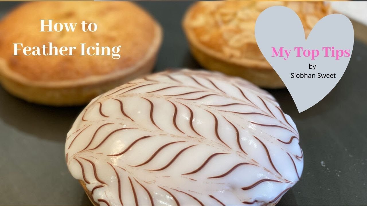 Feather Icing Bakewell tart