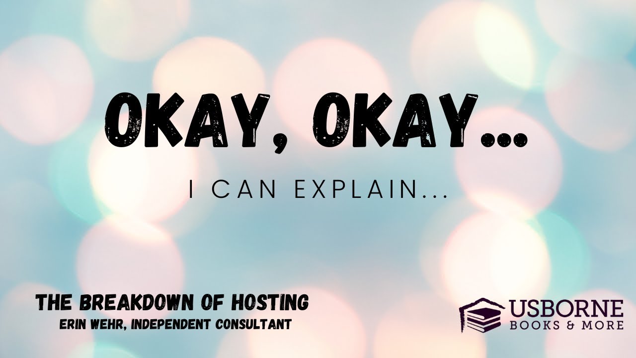 HOSTING A PARTY with Usborne Books & More--YES, it is that EASY!