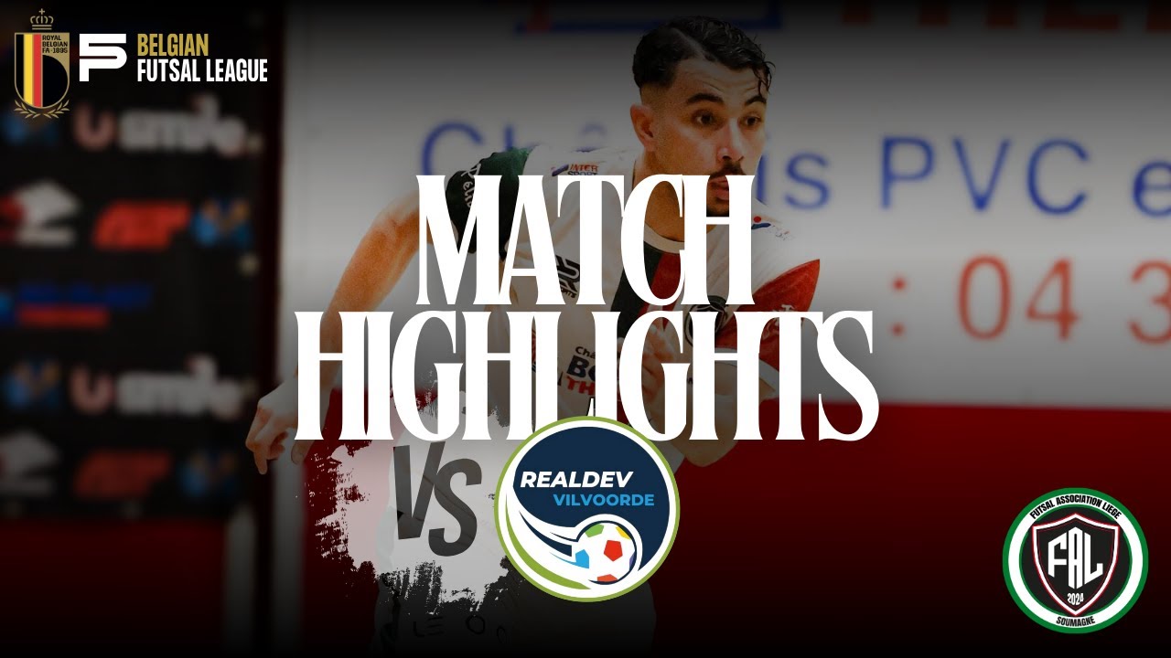 FUTSAL / MATCH HIGHLIGHTS / REALDEV VILVOORDE #futsal #match #football #goal #skills