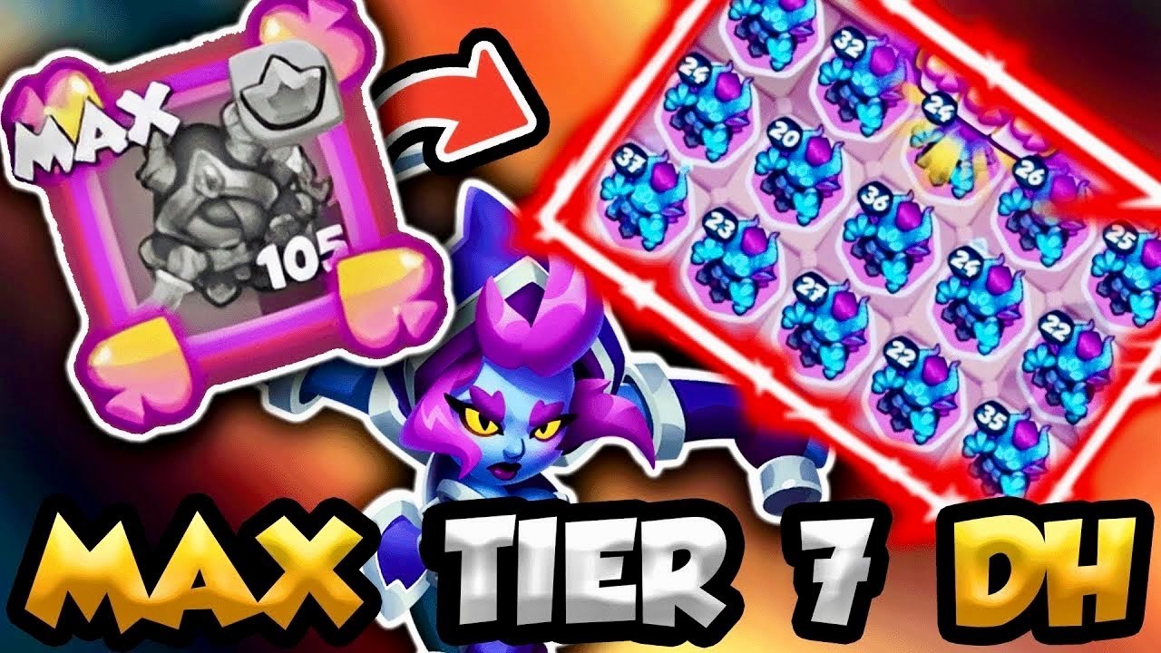 FULL BOARD MAX TIER 7 DEMON HUNTER! 105 Total Tiers in Endless Co-Op!