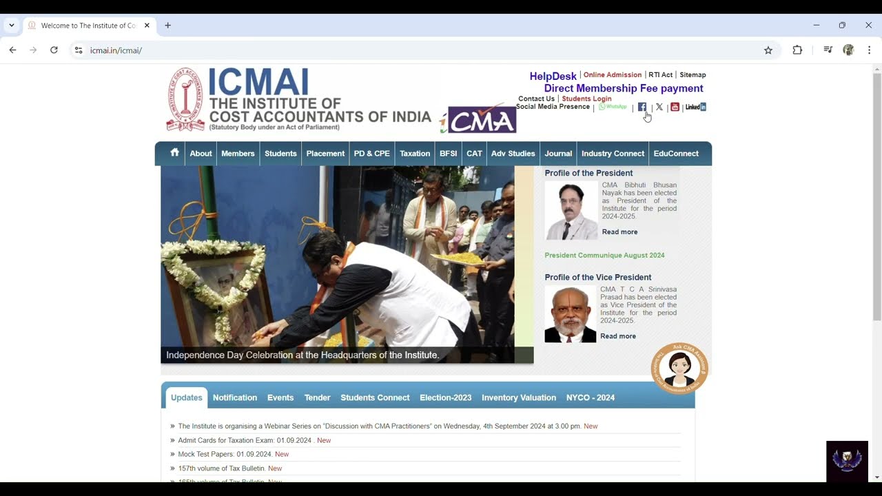 How to Access CMA Inter/ Final Applicable Amendments released by ICMAI | CMA Amendments Dec 2024