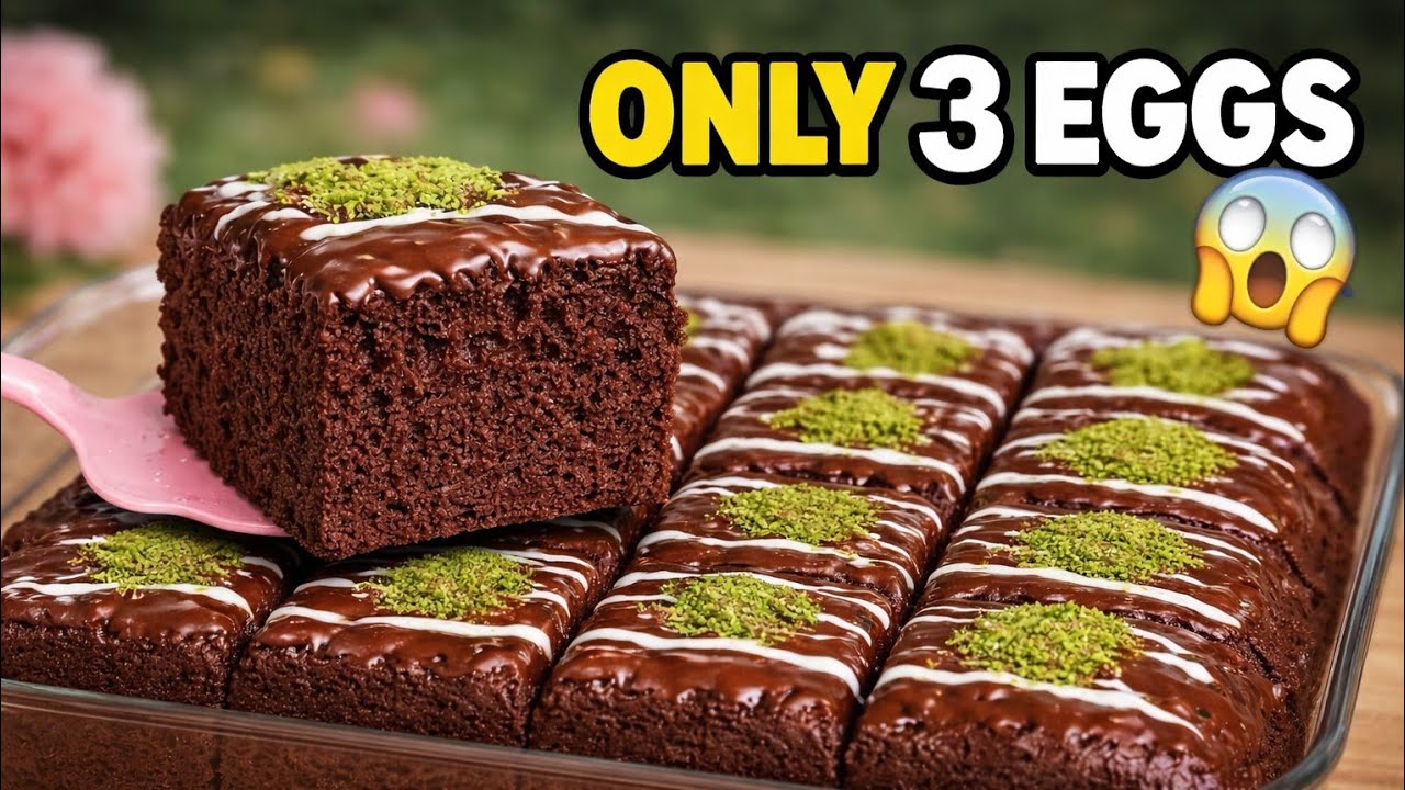 The Cheapest Chocolate Cake | 3 Eggs Only | Easy & Delicious ✅