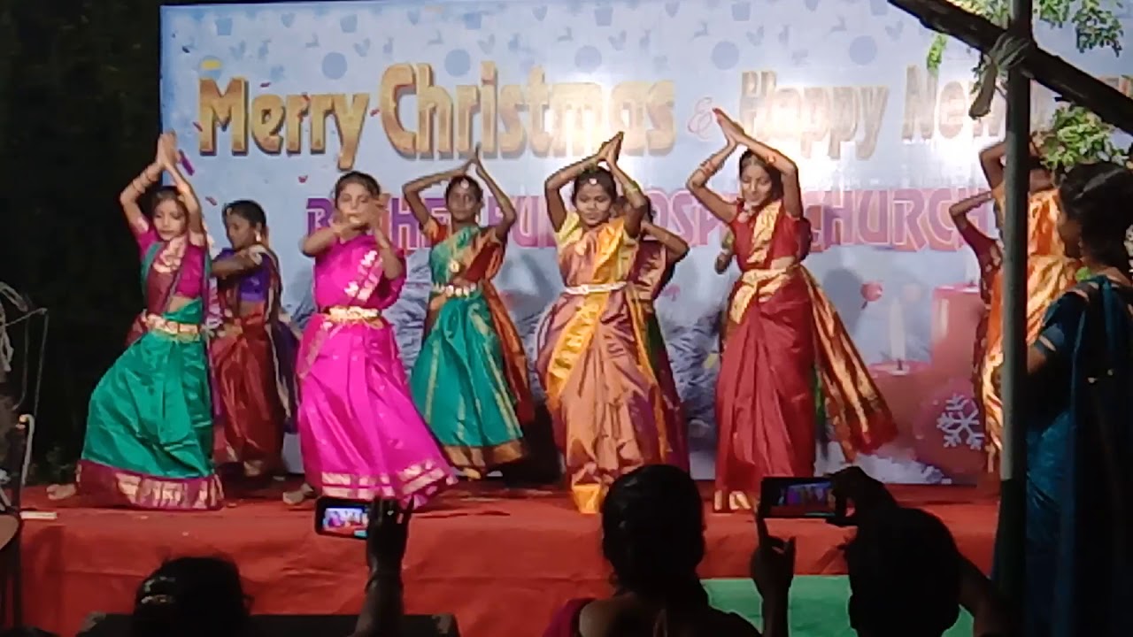 deva saranam kartha saranam Christmas 🎄 song in childrens dance