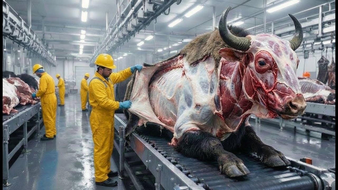 Inside The Modern Bison Leather Factory: From Raw Hide To Premium Fashion (Full Process)