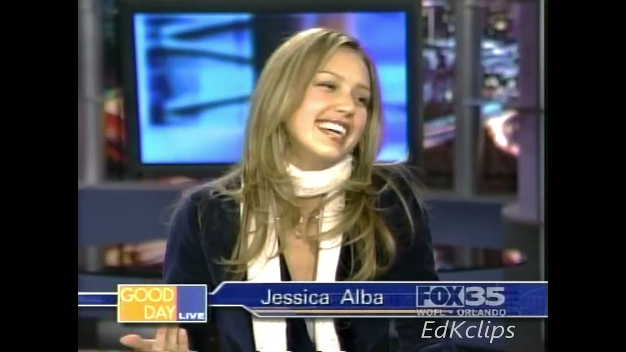 Jessica Alba "Honey" Good Day Live - Dec. 2003