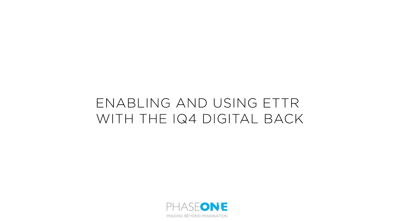 Support | ETTR  | Phase One