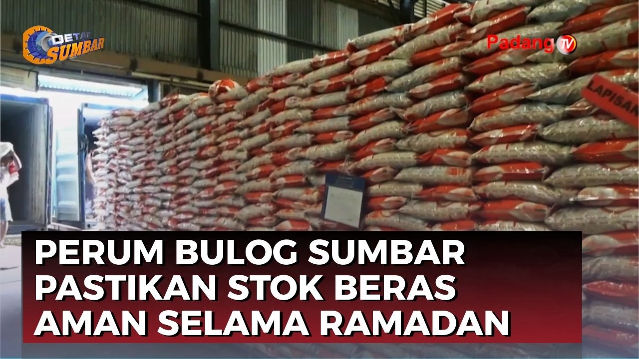Perum Bulog Sumbar Pastikan Stok Beras Aman Selama Ramadan