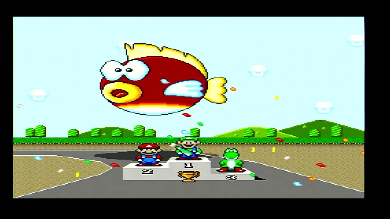 Super Mario Kart Zweispieler 100cc Mushroom Cup