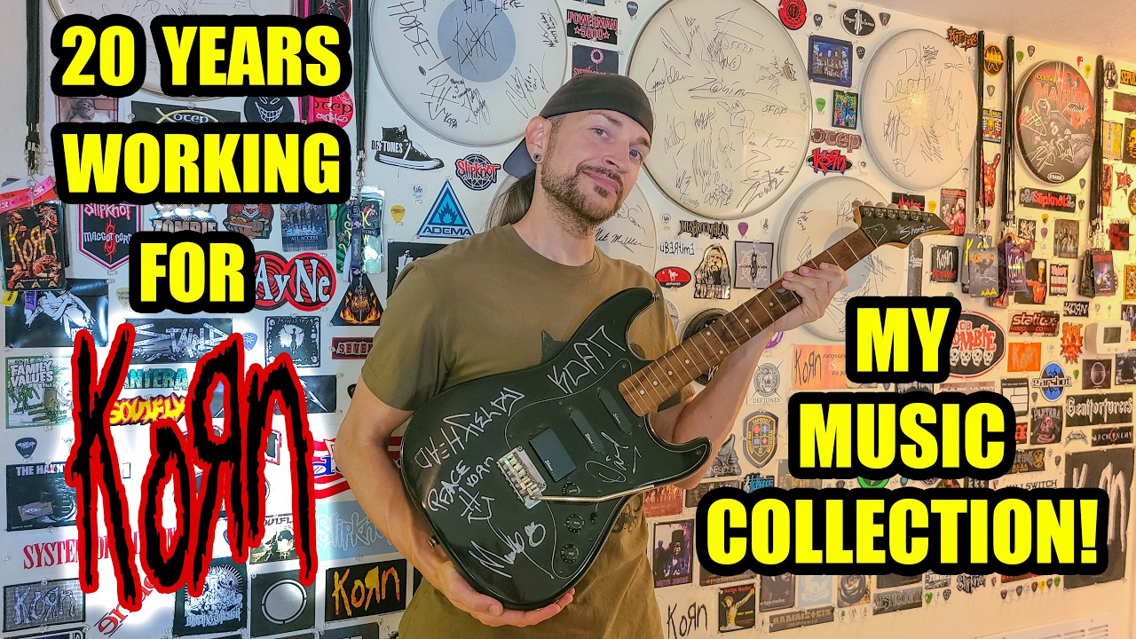 My Music Collection! Working for KORN for 20 Years