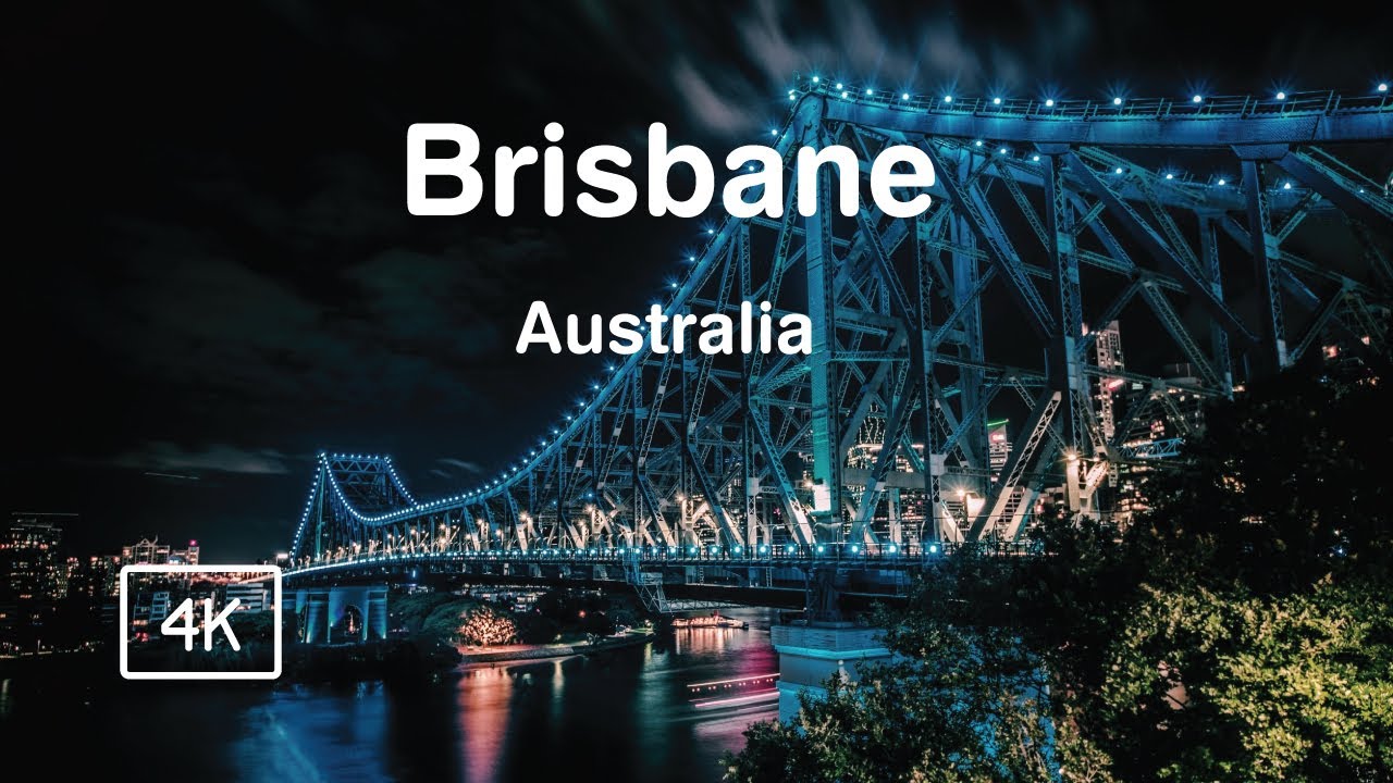 [4K] Scenic Drive | Driving Brisbane City By Night | Weekend May 2023