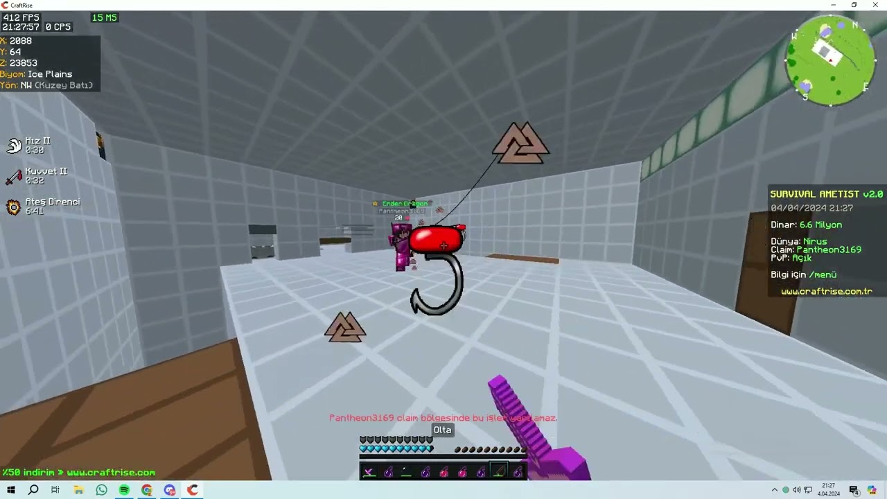 30x kral zehir kesme Babayım??? Ametist pvp