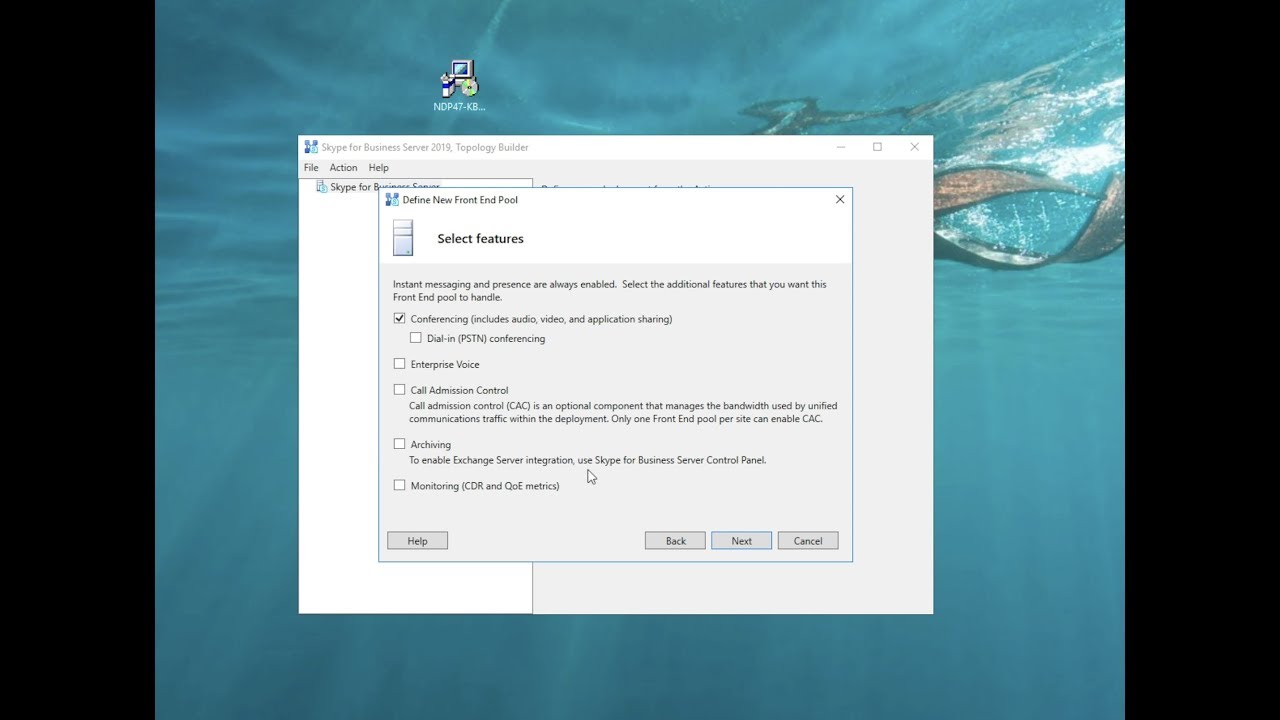 Building Skype for Business Server 2019