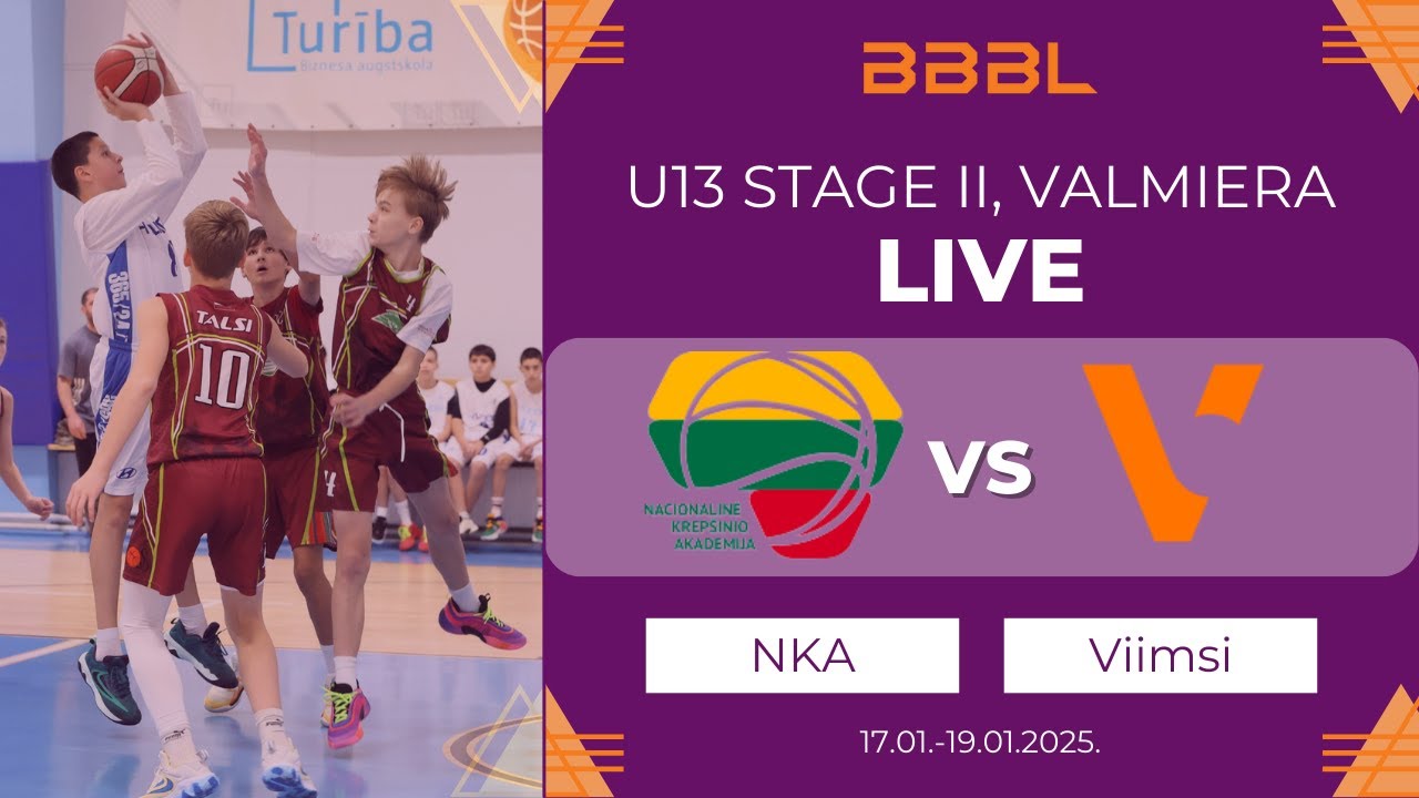 KK Viimsi/City Kliima 2012 vs NKA Reganas 2012 | BBBL Boys U13