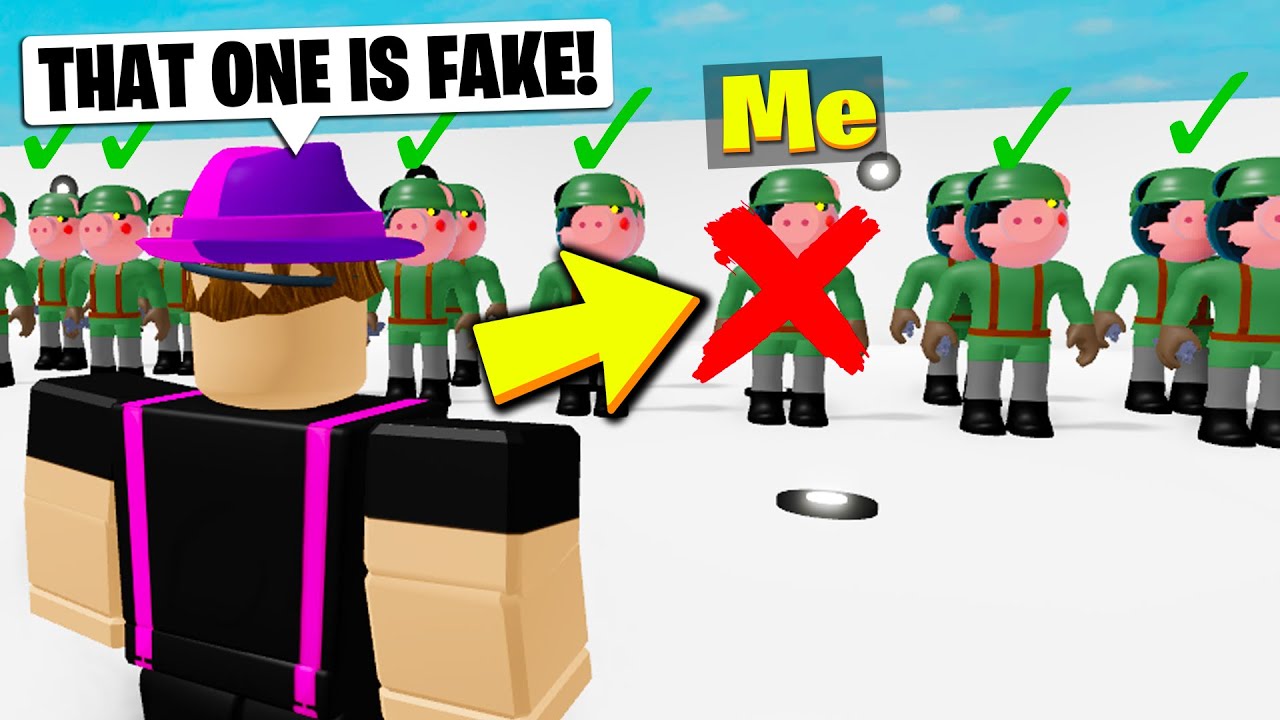 i used a FAKE PIGGY DISGUISE to TROLL a YOUTUBER.. (Roblox)