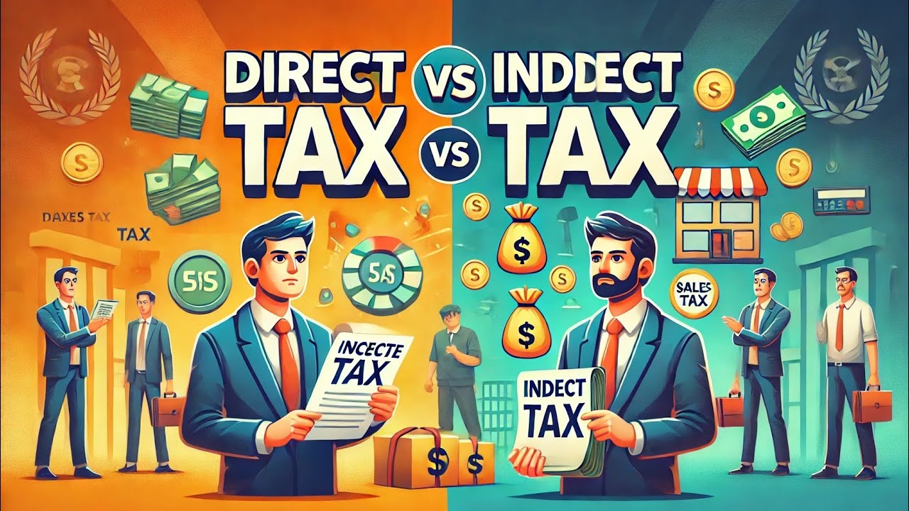 Прямой налог против косвенного налога | Простое объяснение с примерами