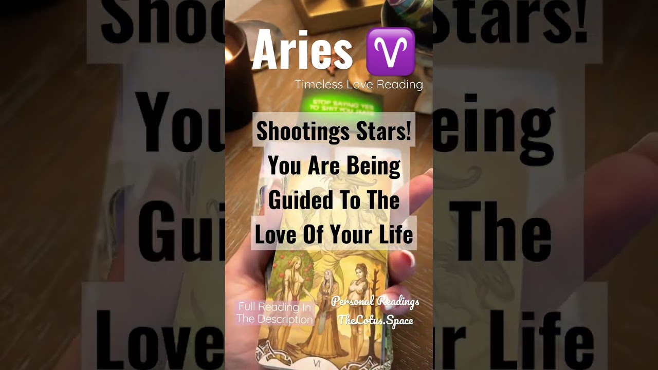 Aries ♈️: Shooting Stars! This Could Be The One - Timeless Tarot Reading #advice #tarot #shorts
