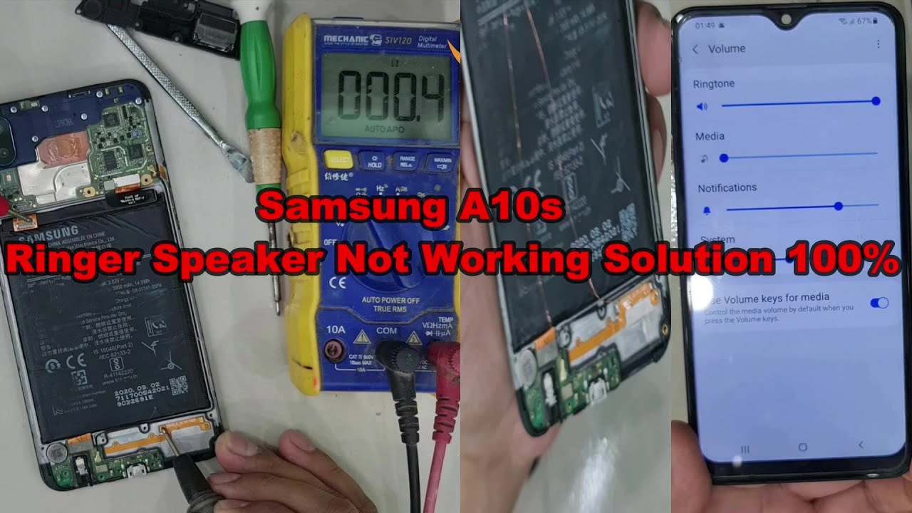 Samsung Galaxy A10s Ringer Not Working | Samsung A10s Ringer Speaker Not Working Solution 100%