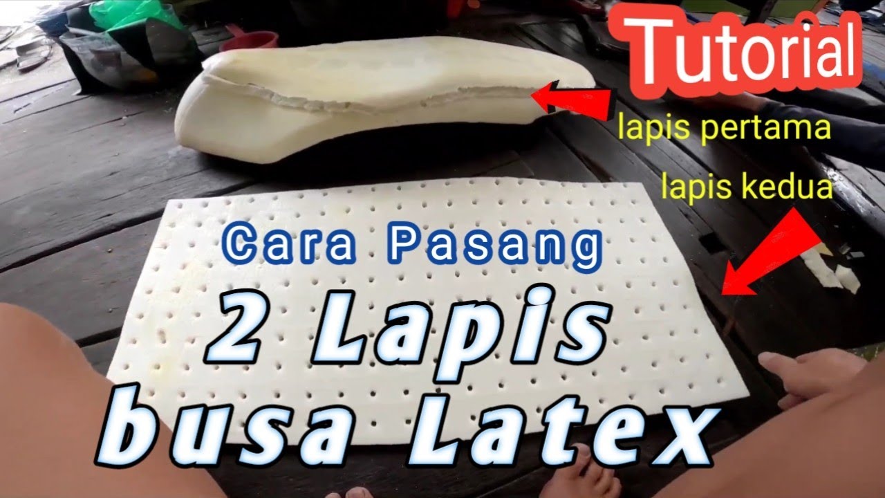 Gunakan cara ini❗Pasang Busa Latex di motor Scoopy❗Lapis 2 Super Empuk