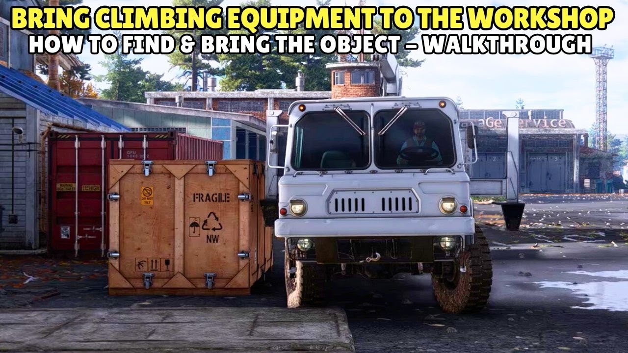 RoadCraft: How to bring climbing equipment to the Workshop in Incommunicado map