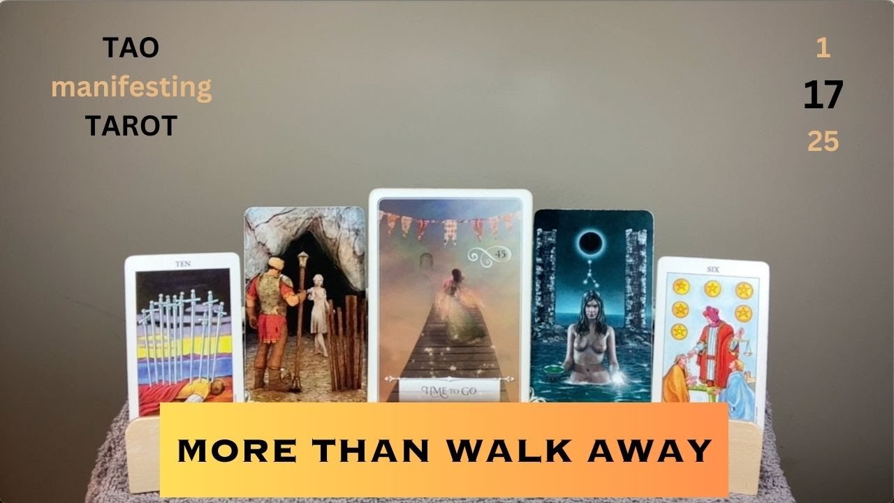 MORE THAN WALK AWAY