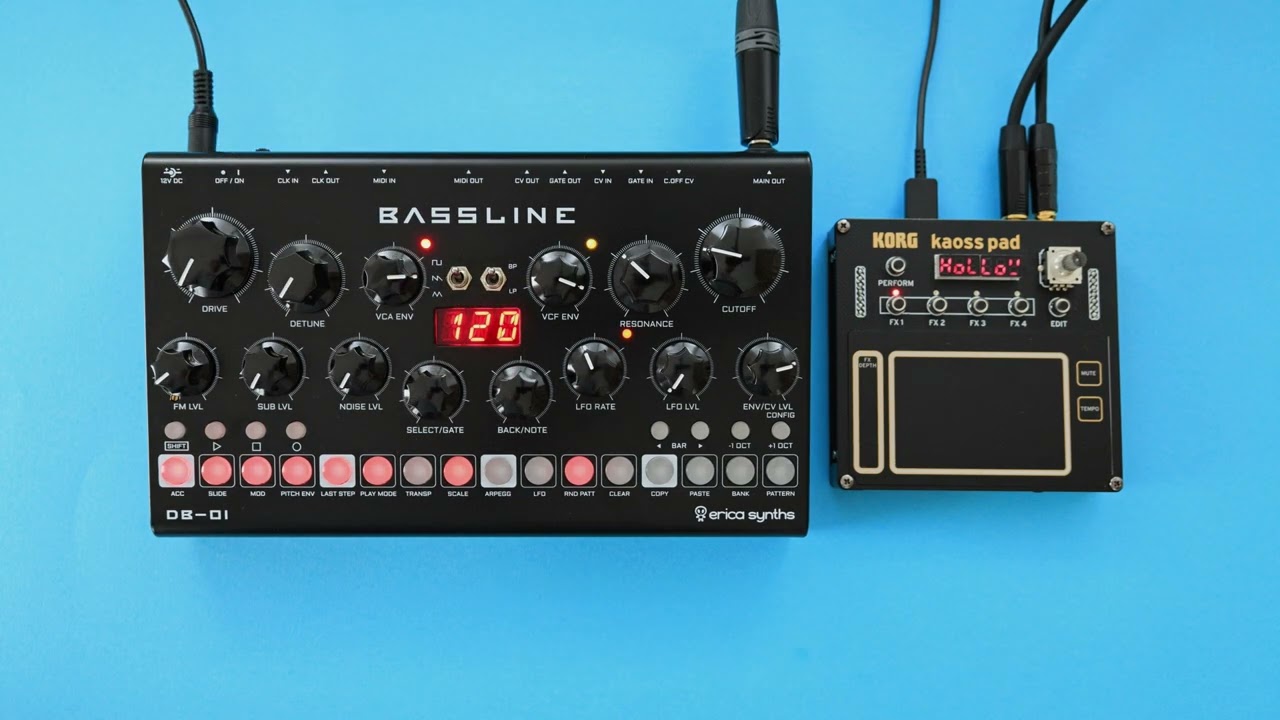 Sinevibes Hollow v2 &ndash; on KORG NTS-3 kaoss pad