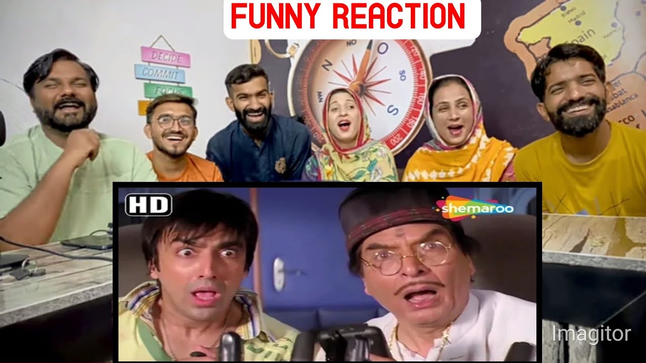 Reaction on Famous Dhamaal Aeroplane Comedy Scene  Vijay Raaz Asrani  Aashish Chaudhary Best Scene.
