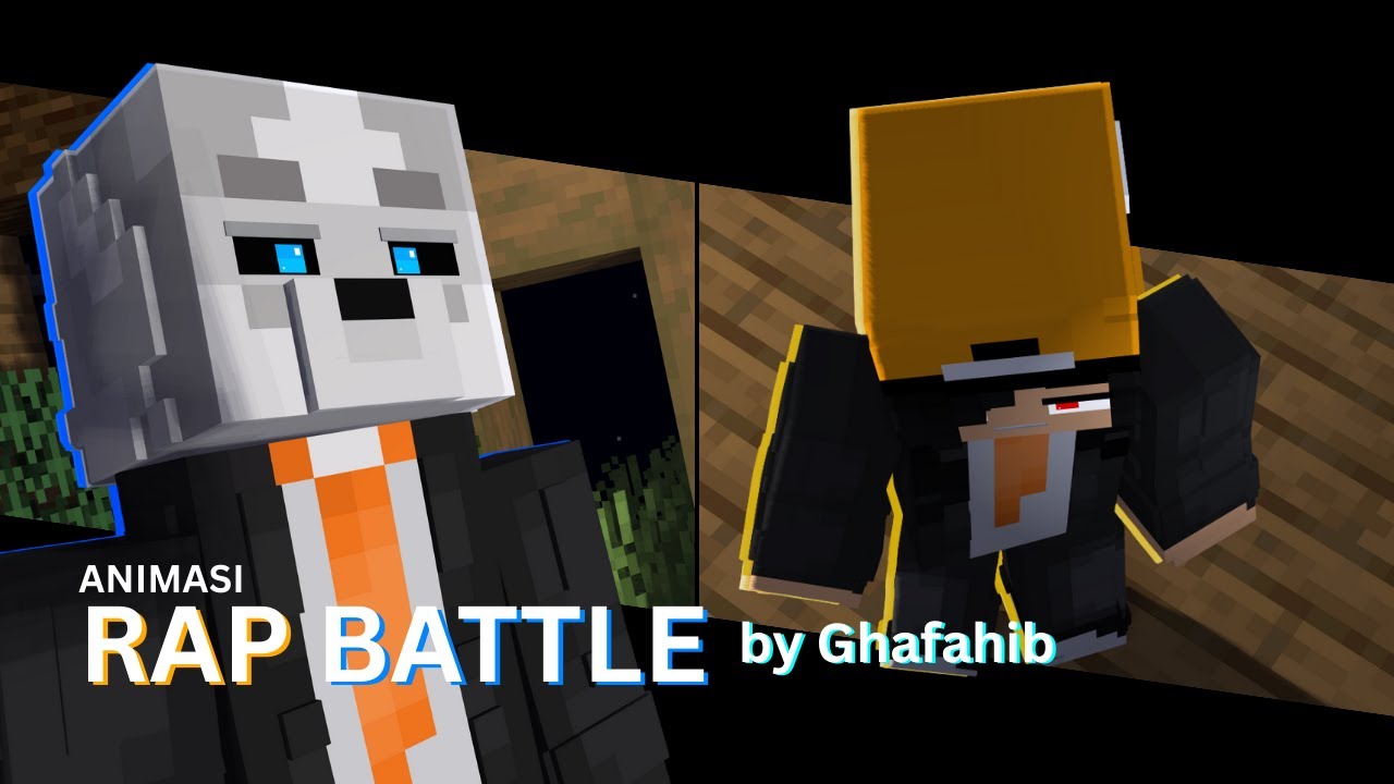 Animasi @Rianiayan VS @ArvanS  Rap Battle | Animasi Minecraft
