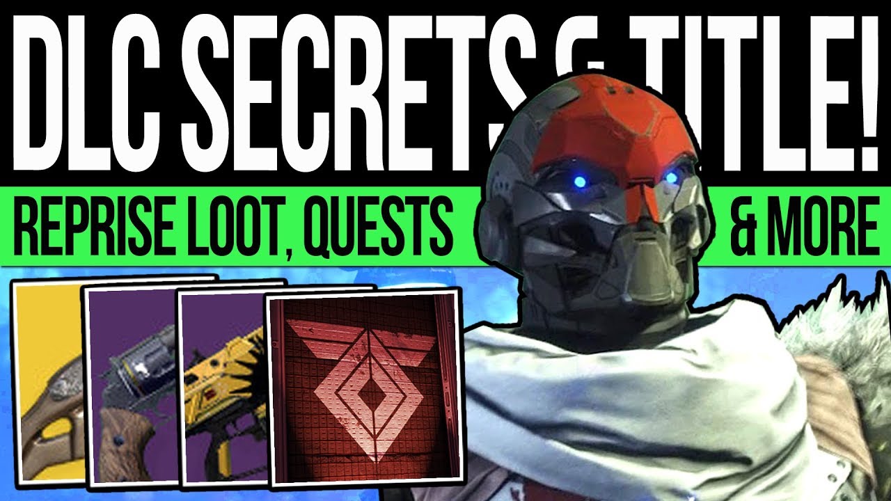 Destiny 2 | HUGE DLC UPDATE! New TITLE! Trials Quest, Reprise Weapons, Bunker Secrets, Removed Items