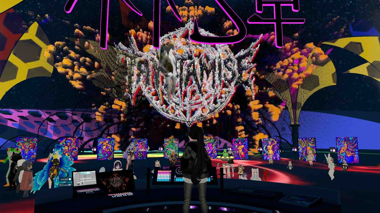 Tryptamix #104 [Full-On Night Psytrance] Psy-Apple - VRChat
