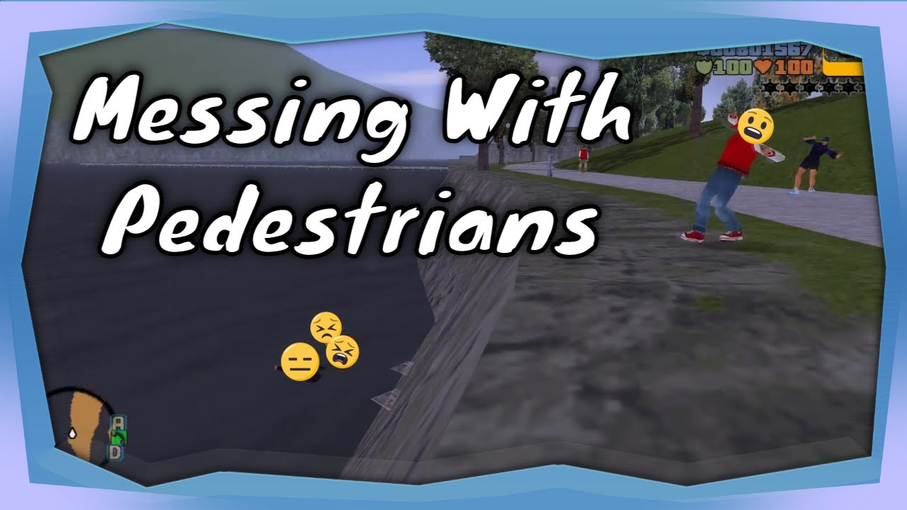 Grand Theft Auto: 3 - Messing With Pedestrians #3