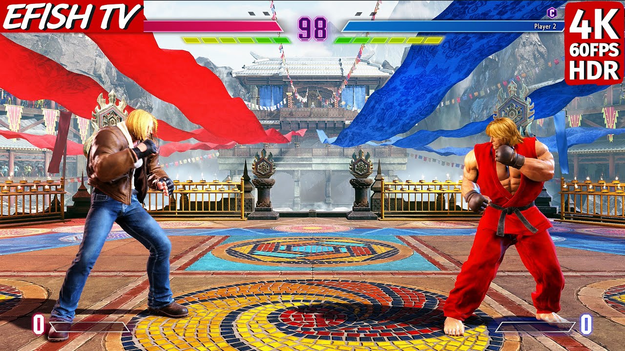 Terry vs Ken (Hardest AI) - Street Fighter 6