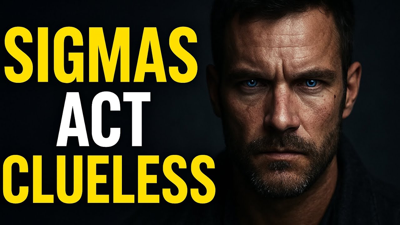 Why Sigma Males Act Clueless (But Secretly Outsmart Everyone) 