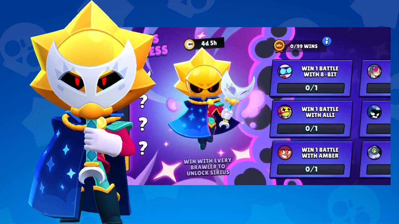 QUI SI FA SUL SIRIUS! NUOVO EVENTO 99 VITTORIE PER SBLOCCARE SIRIUS e TANTO ALTRO su BRAWL STARS