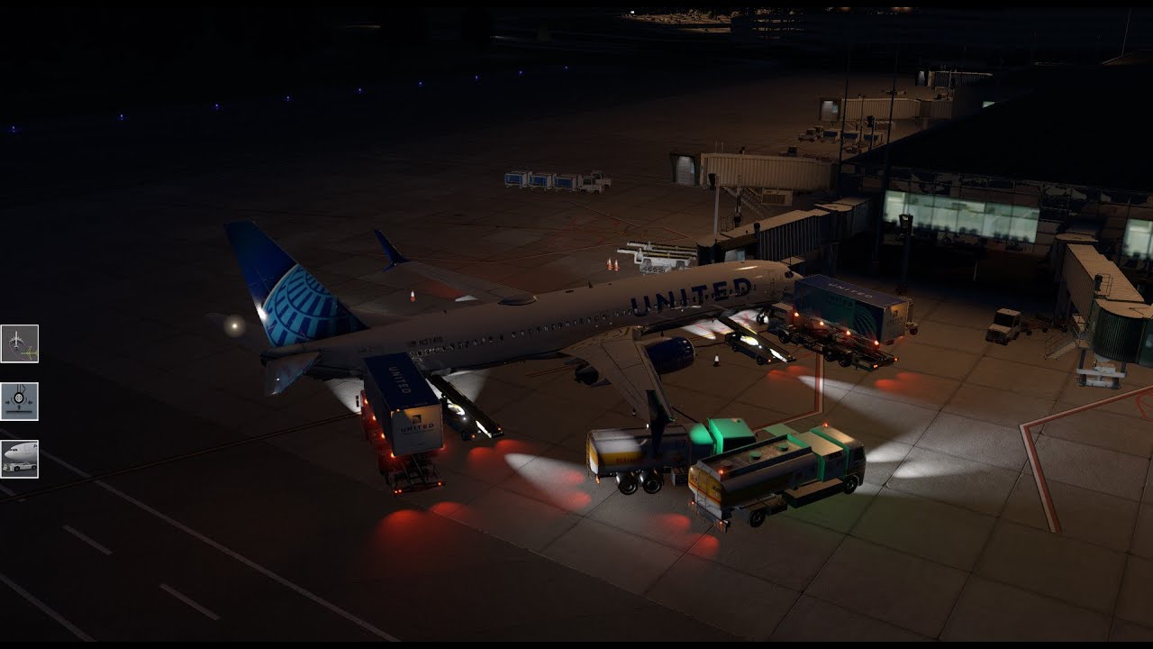 XPLANE 12.3.3 KRSW KEWR UAL 1364 B739ER LVLUP TAKEOFF CRZ