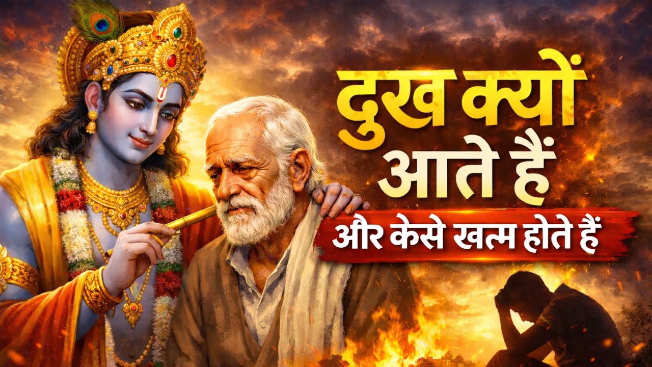 दुख क्यों आते हैं और कैसे खत्म होते हैं | Shrimad Bhagwat Gita Saar | Krishan Updesh