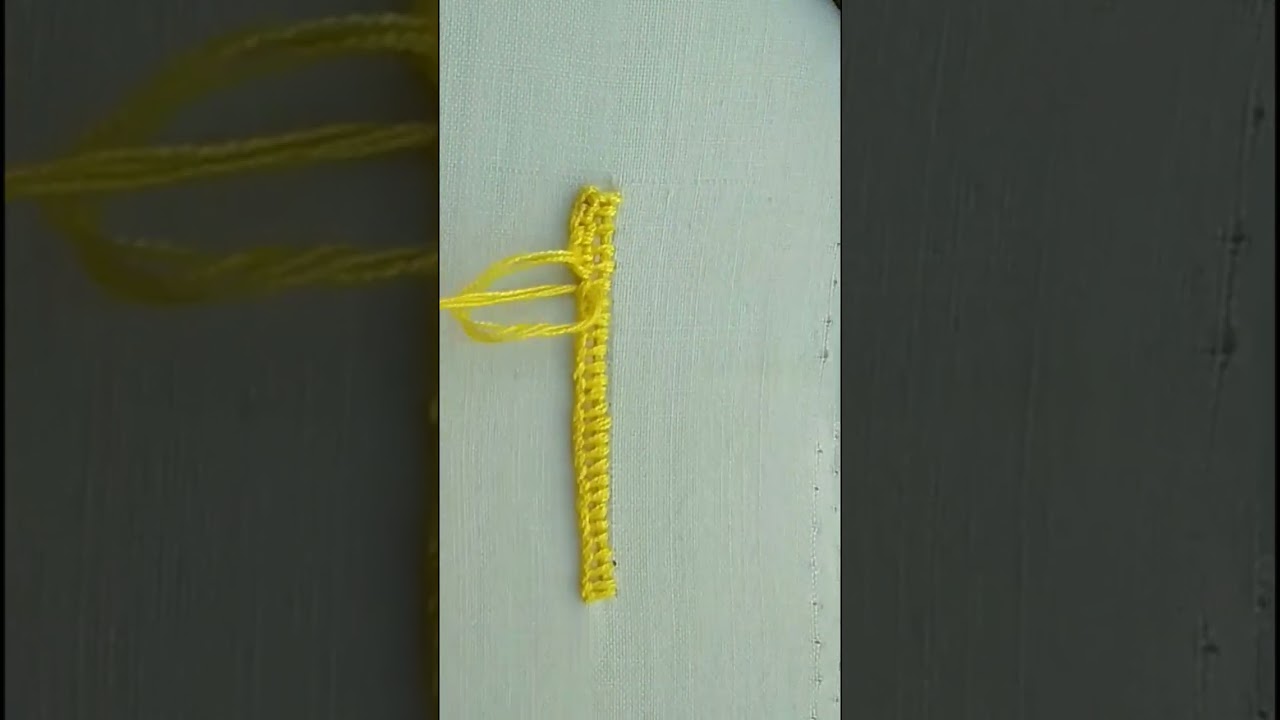 Detached buttonhole stitch 