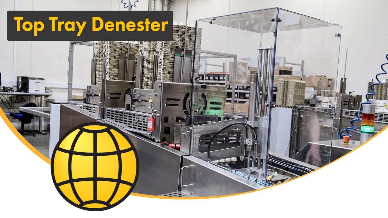 Top Tray Denester | Automated Top Tray Placement for Egg Case Packing