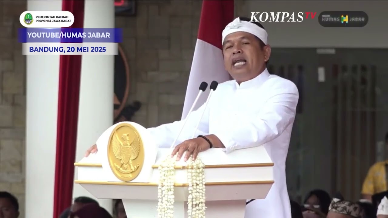 FULL Berapi api! Pidato Dedi Mulyadi di Upacara Hari Kebangkitan Nasional： Banyak Orang Kepanasan