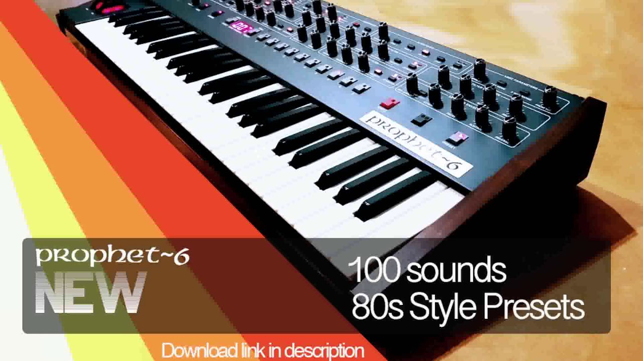 Prophet 6 NEW 80s style patches