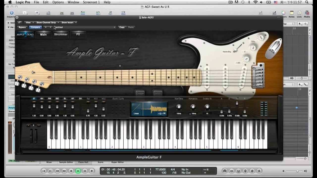 Ample Guitar SC - Sweet as UR