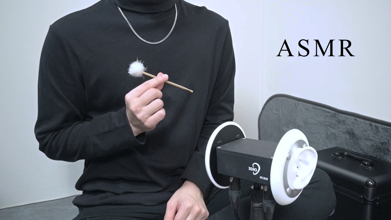 あまり話さない木の耳かきでまったり眠る 【ASMR】