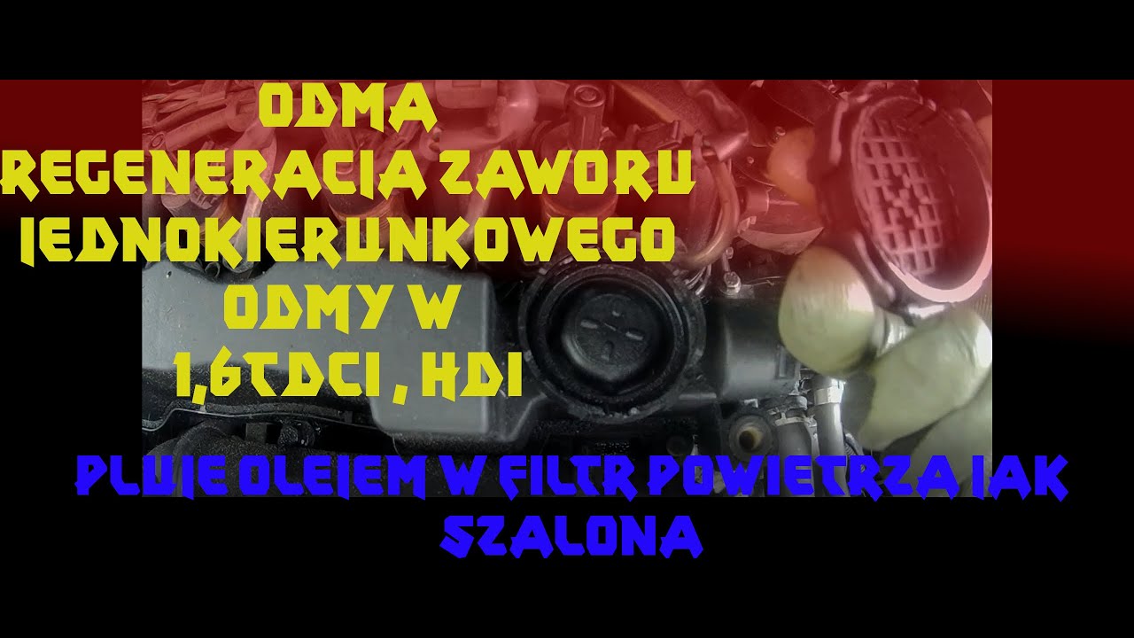 Regeneracja zaworu jednokierunkowego odmy ford focus cmax 1,6 tdci dm2@metkauturbomechanika