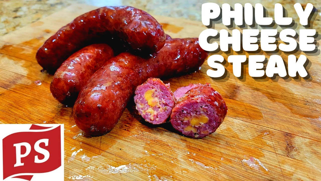 Philly Cheesesteak Sausage Recipe From @PSSeasoning - Lone Star Grillz 24x40