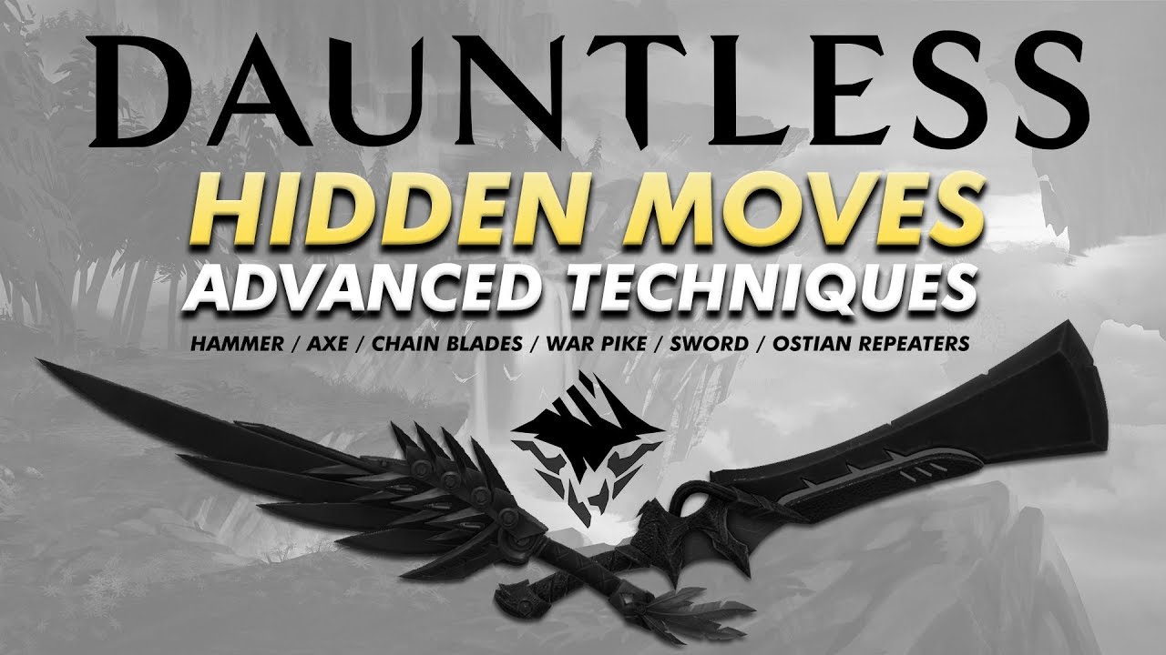 Dauntless: HIDDEN MOVES & ADVANCED TECHNIQUES | Attack Sliding, Cancels, and More