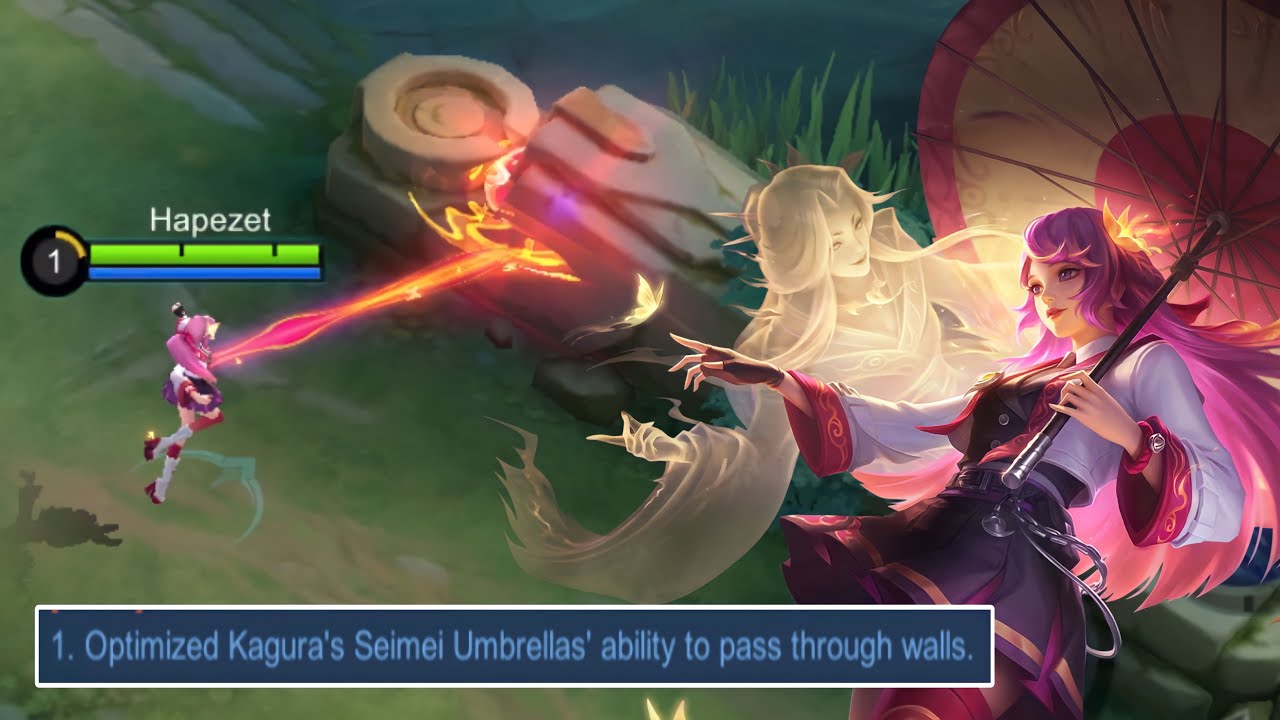 Akhirnya Payung Kagura Ga Nabrak Batu lagi | Mobile Legends