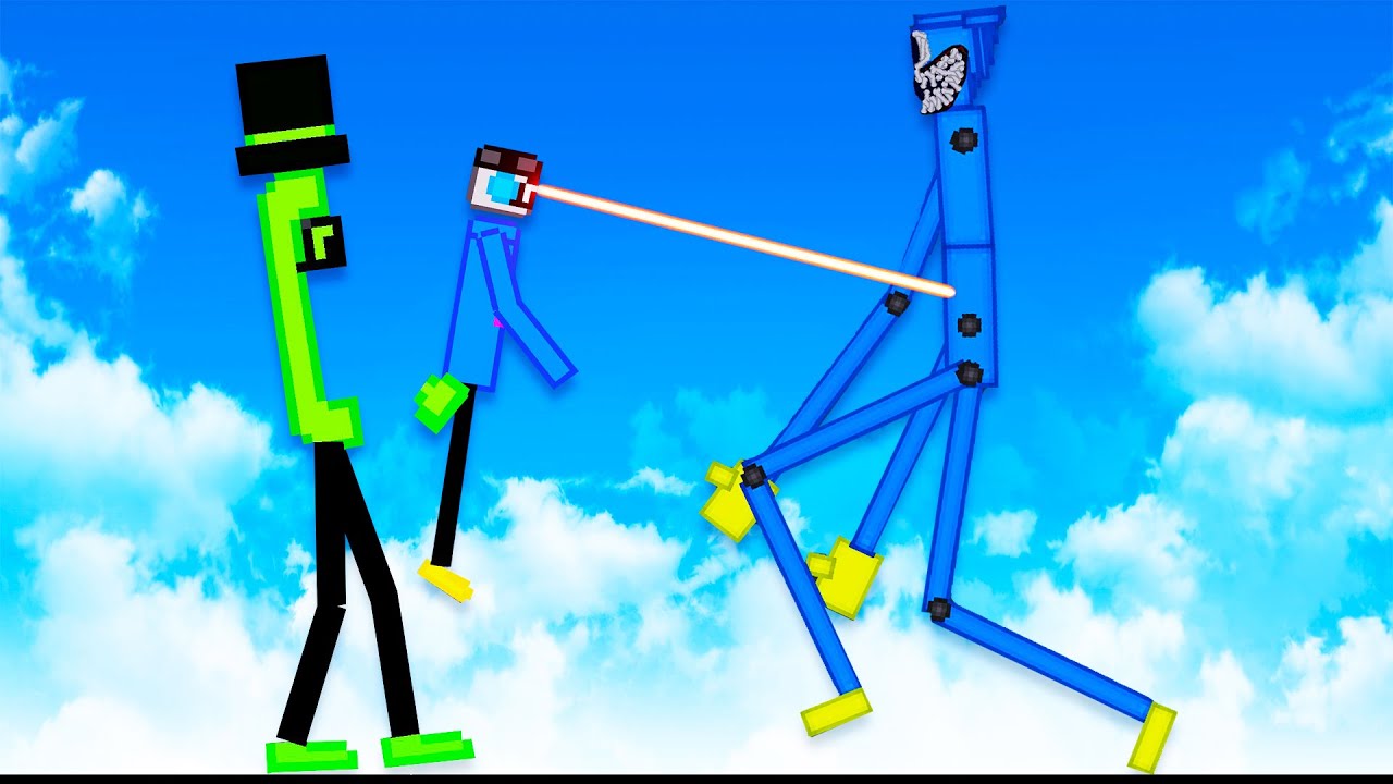 We Get Random Super Powers and Beat Up Huggy Wuggy in People Playground!