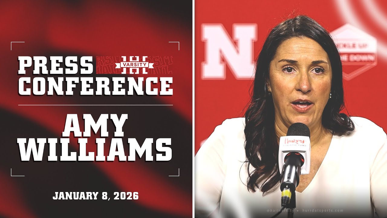 Amy Williams after the Huskers defeat Indiana 78-73 | Nebraska Basketball Press Conference