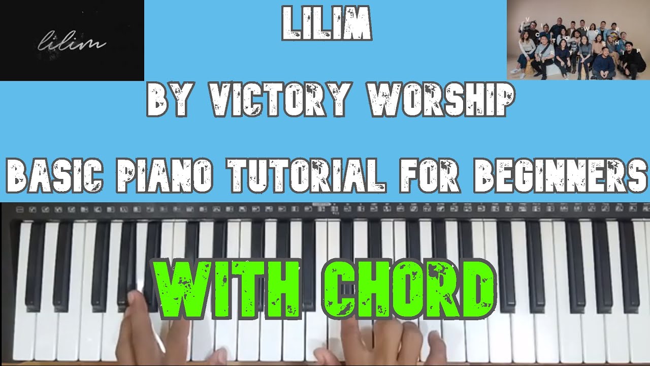 Lilim by Victory Worship - Basic Piano Tutorial for Beginners with Chord