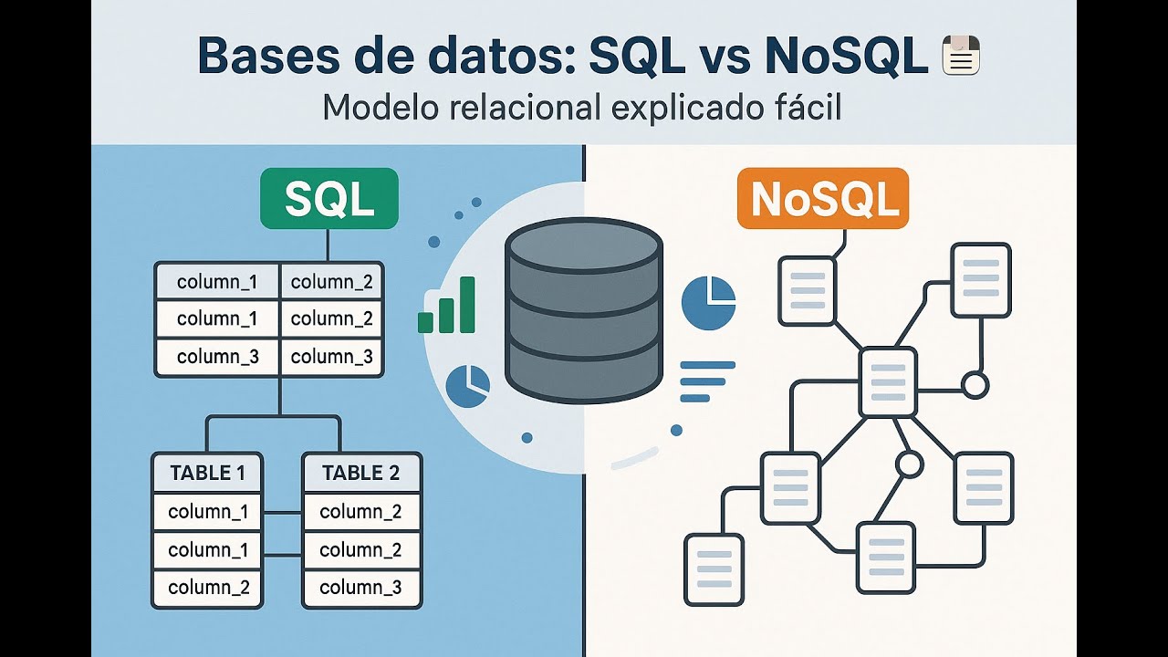 Introducción a Bases de Datos: Datos, SQL, NoSQL y el modelo relacional explicado fácil ☁ .